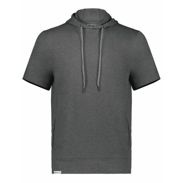 Men's Eco Revive™ Ventura Soft Knit Short Sleeve Hooded Sweatshirt Thumbnail