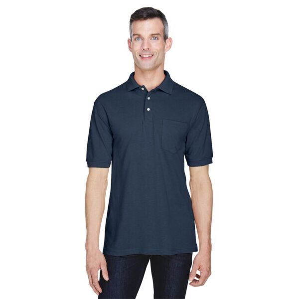 Men's Easy Blend™ Polo with Pocket Thumbnail