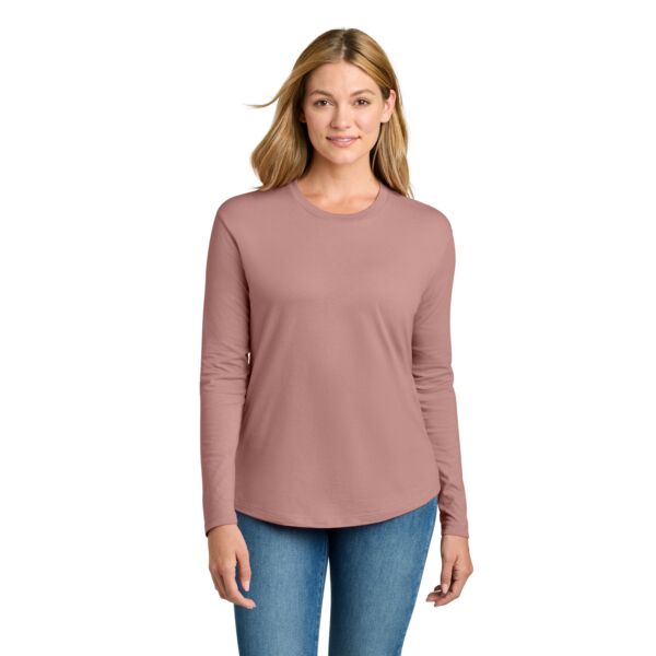 Women's Cotton Relaxed Long Sleeve Tee Thumbnail