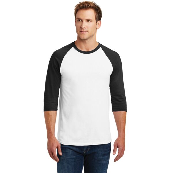 Heavy Cotton ™ 3/4 Sleeve Raglan T Shirt Thumbnail
