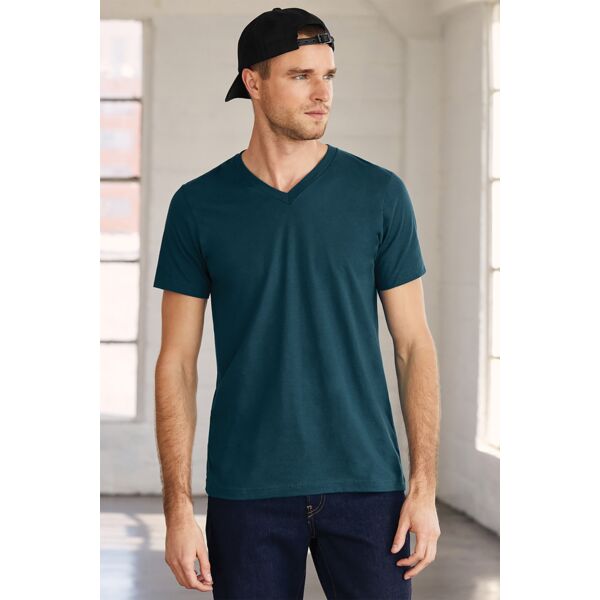 Unisex Jersey Short Sleeve V Neck Tee Thumbnail