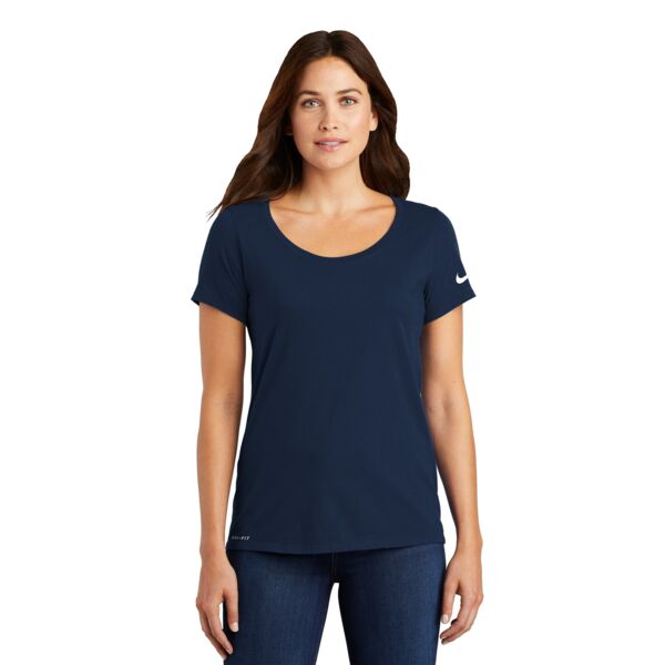 Women's Dri FIT Cotton/Poly Scoop Neck Tee Thumbnail