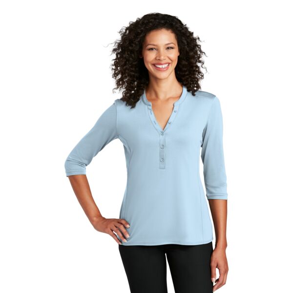 Ladies UV Choice Pique Henley Thumbnail