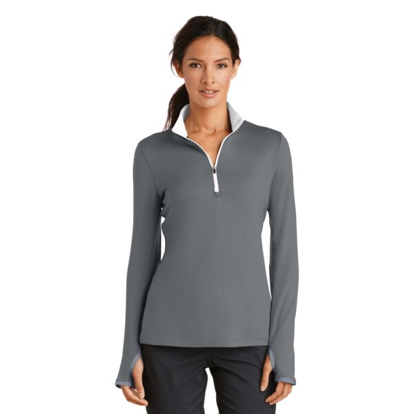 Ladies Dri FIT Stretch 1/2 Zip Cover Up Thumbnail