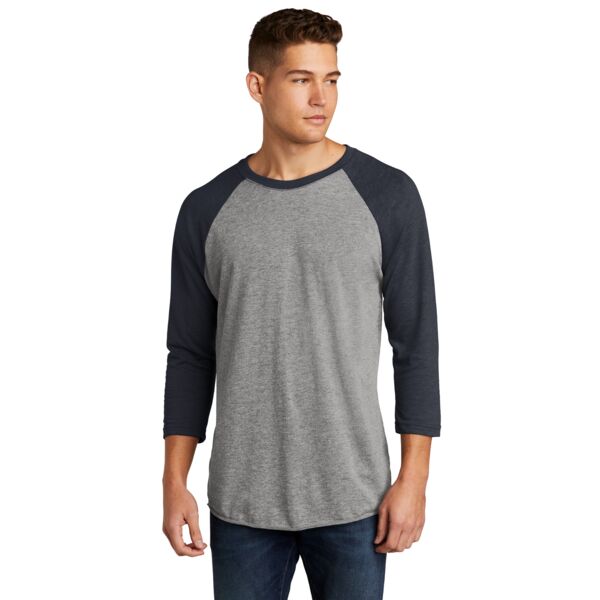 Apparel ® Unisex Tri Blend 3/4 Sleeve Raglan Tee Thumbnail