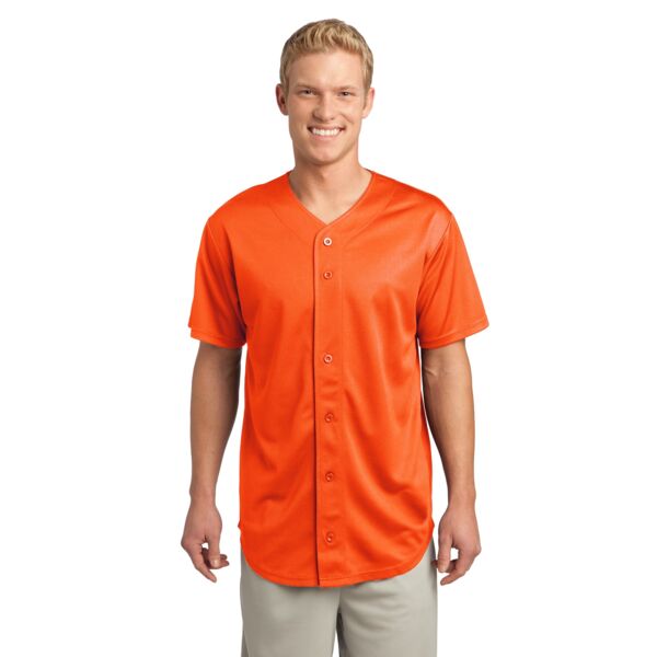 PosiCharge ® Tough Mesh Full Button Jersey Thumbnail